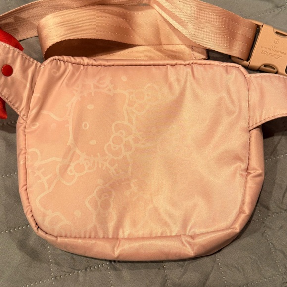 Rare Herschel x Hello Kitty Fifteen Belt Bag Pink Sanrio Bow Sling Fanny Pack - Picture 11 of 12